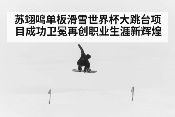 苏翊鸣单板滑雪世界杯大跳台项目成功卫冕再创职业生涯新辉煌